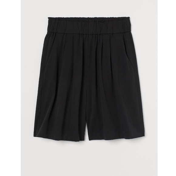 H&M Black Lyocell-blend Shorts - Picture 5 of 7
